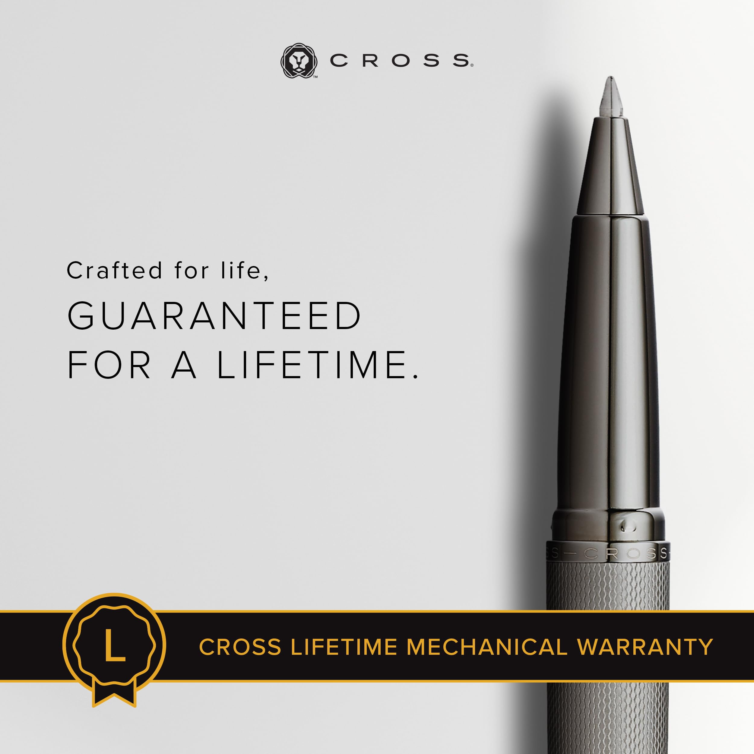 Cross ATX Sandblasted Titanium Gray Rollerball Pen