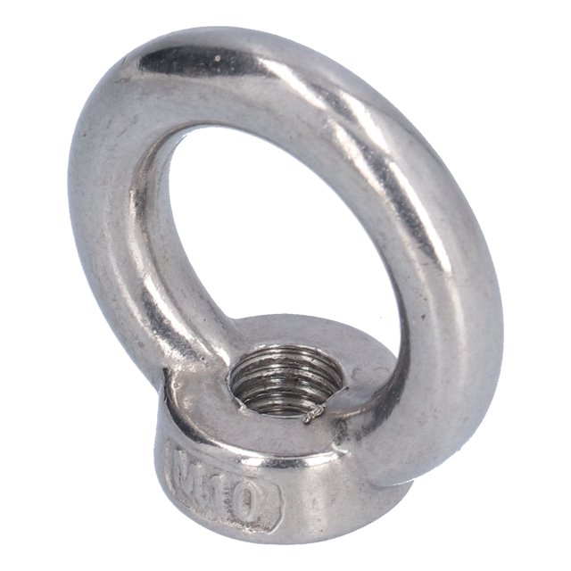 10 Pcs Écrou de Levage en Forme d'Anneau Écrou de Levage en Acier Inoxydable Outils de Fixation pour Machines Forestières