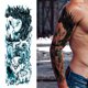 thumbnail image 1 of Etiquetas Engomadas Del Tatuaje 2 uds tatuajes falsos desechables Terror hombro tatuajes hombres mujeres para cuerpo brazo completo Wdftyju Libre de BPA, 1 of 3