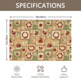 thumbnail image 3 of Placemat, Pioneer Flower Floral Print Pattern Place Mats Table Mat Set Of 2, PVC Washable Placemats for Party Kitchen Dining Decoration, 18x12 Inch, Fade Resistant, 3 of 6