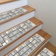thumbnail image 3 of Ottomanson Non-Slip Rubberback Boxes 8.5" x 26" Indoor Stair Treads, 7 Pack, Gray, 3 of 11