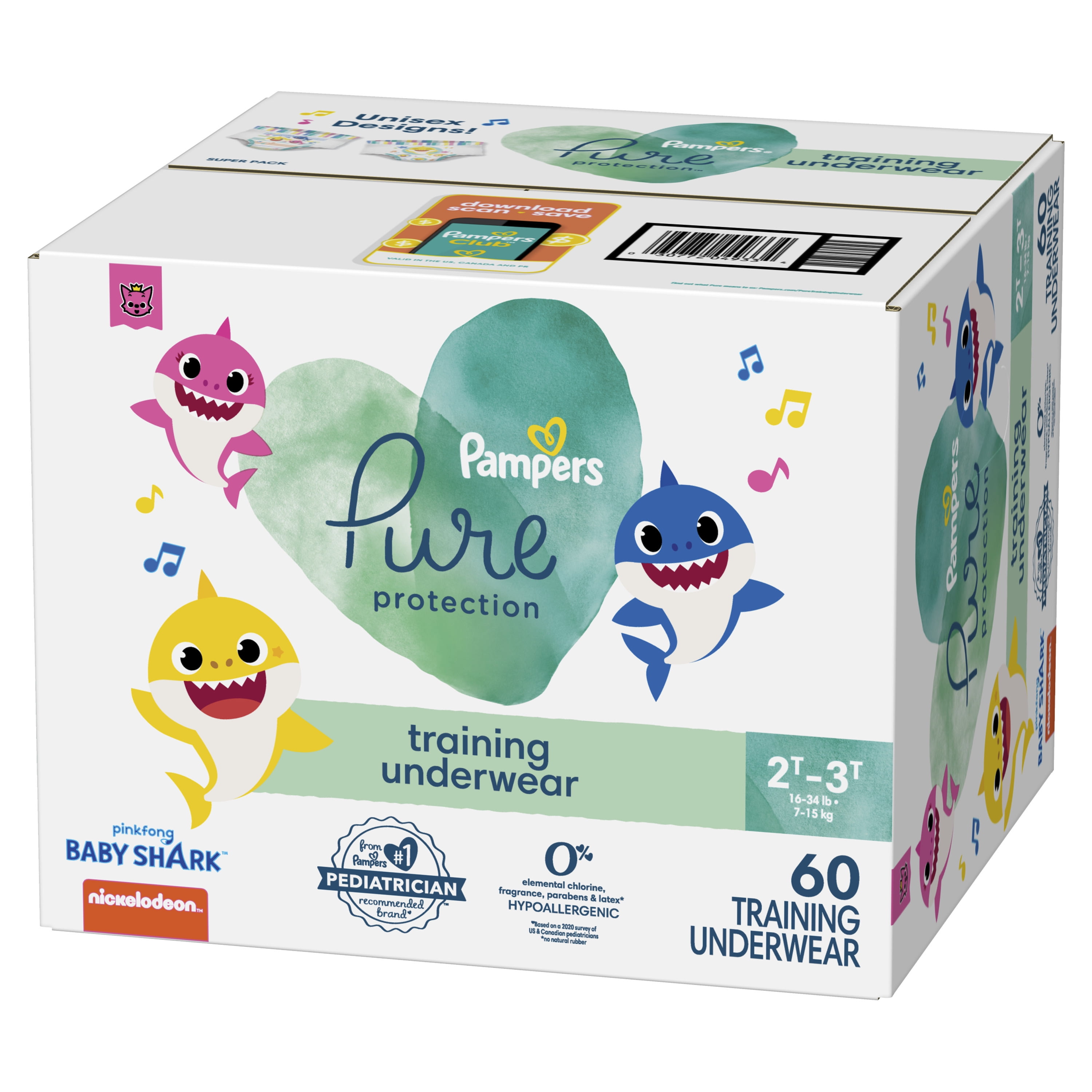 Pampers baby cheap shark
