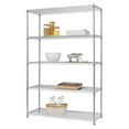 thumbnail image 4 of TRINITY 48"W x 18"D x 72"H 5-Shelf Wire Shelving Unit, 4000 lb Capacity, Chrome Color, 4 of 6
