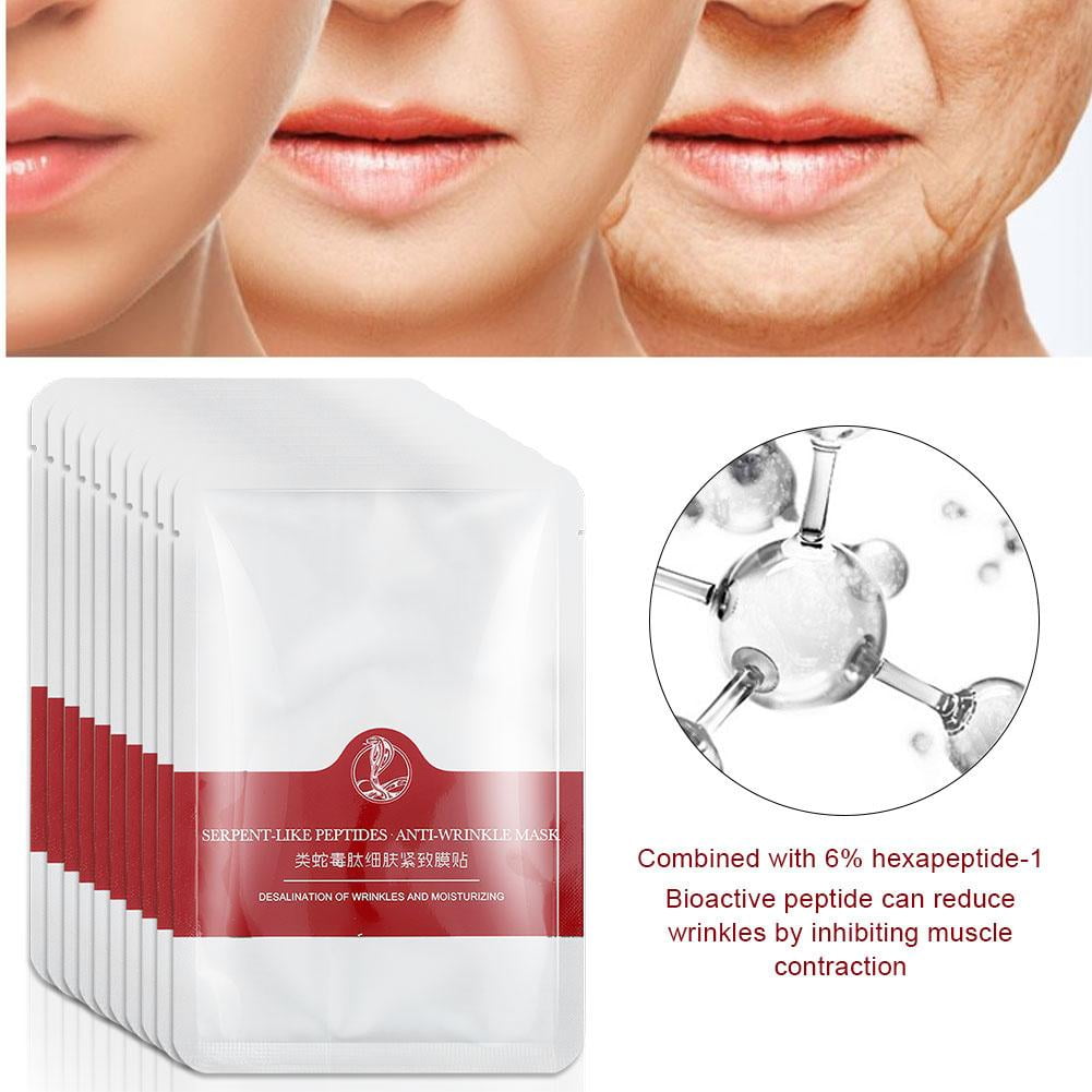 Fyydes 10pcs Facial Nasolabial Folds Anti-Wrinkle Facial Lifting Laugh Lines Care Patches
