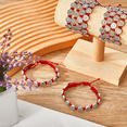 thumbnail image 3 of "12 Pulseras Rojas De San Benito, Brazaletes De Protección Lab.G, Rojo ", 3 of 5