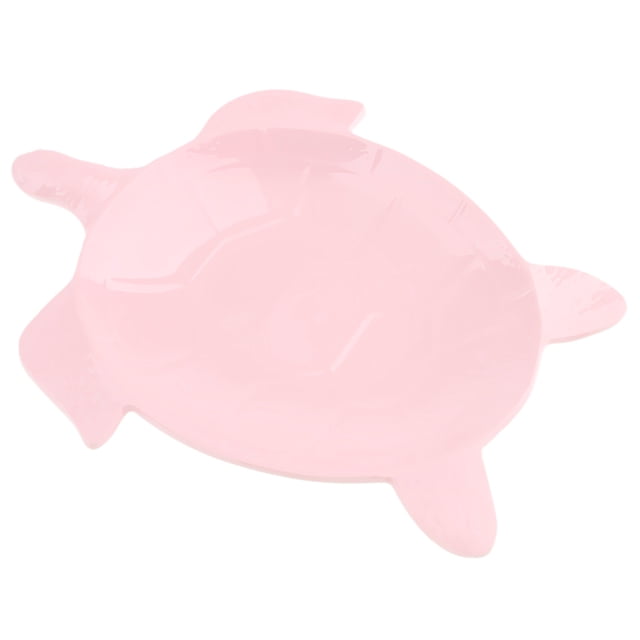 Vajilla de plástico melamina Macarena tortuga Rosa Plato de bocadillos