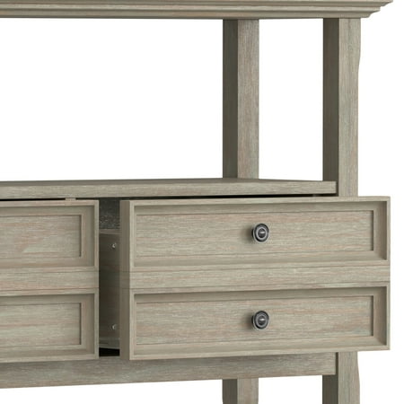 Simpli Home - Amherst Console Sofa Table - Hickory Brown