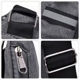 thumbnail image 3 of Bolso cruzado en el pecho: bolso cruzado ultrafino, mochila de hombro, paquete lateral invisible para hombres y mujeres, 3 of 5