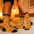 thumbnail image 2 of BRICH 67 Socks for Adult Funny Six Seven 6 7 Meme Socks Novelty Socks 01-Orange One Size, 2 of 4