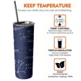 thumbnail image 6 of 20oz Math Equations Graphs Black Pattern Skinny Tumblers Stainless Steel Tumbler with Lid and Straw,Vacuum Insulated Double Wall Travel Tumbler Cups with Cleaning Brush for Coffee,Tea, 6 of 6