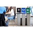 thumbnail image 5 of Sturdy Essentials Waste Wise 69 Gallon Recycled HDPE Waste and Recycling Center for Commercial Spaces for Organics, Recycling, Waste with Lids with Signs, 5 of 7