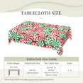 thumbnail image 5 of Christmas Tablecloth 54x72Inch, Christmas Table Clothes for Rectangle Tables, Snowman Christmas Tablecloth, Winter Holiday Tablecloth for Christmas Decoration, Party and Family Gathering, 5 of 5