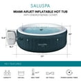 thumbnail image 5 of Bestway SaluSpa Miami 4-6 Person Inflatable Hot Tub, Round Energy-Efficient Spa, 77"x26", 5 of 13