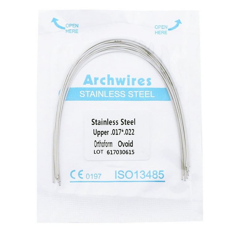 Stainless-Steel Arch Wires, Dental Arch Wire, Orthodontic Appliance Tools