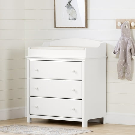 UPC: 0066311061918 | South Shore Cotton Candy Nursery Changing table-Color:White Finish:Pure White