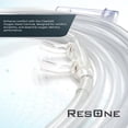 thumbnail image 6 of ResOne 2Ft Soft Adult Oxygen Nasal Cannula 1-Pack - Curved Prongs, Crush-Resistant Tubing - Nasal Tubes, Oxygen Concentrator Supplies - Soft Curved Nose Piece, Standard Size, Standard Flow 6 LPM, 6 of 7
