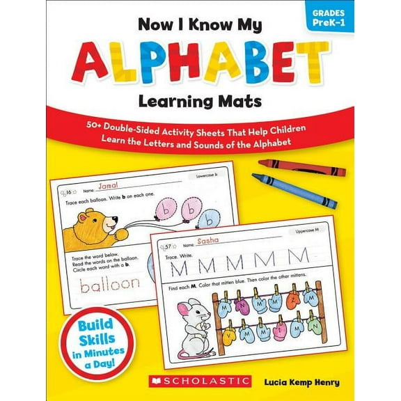 Now I Know My... Now I Know My Alphabet Learning Mats, (Paperback)