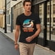 thumbnail image 2 of Camisetas de lobo canadiense para hombre con estética estúpida, 2 of 7