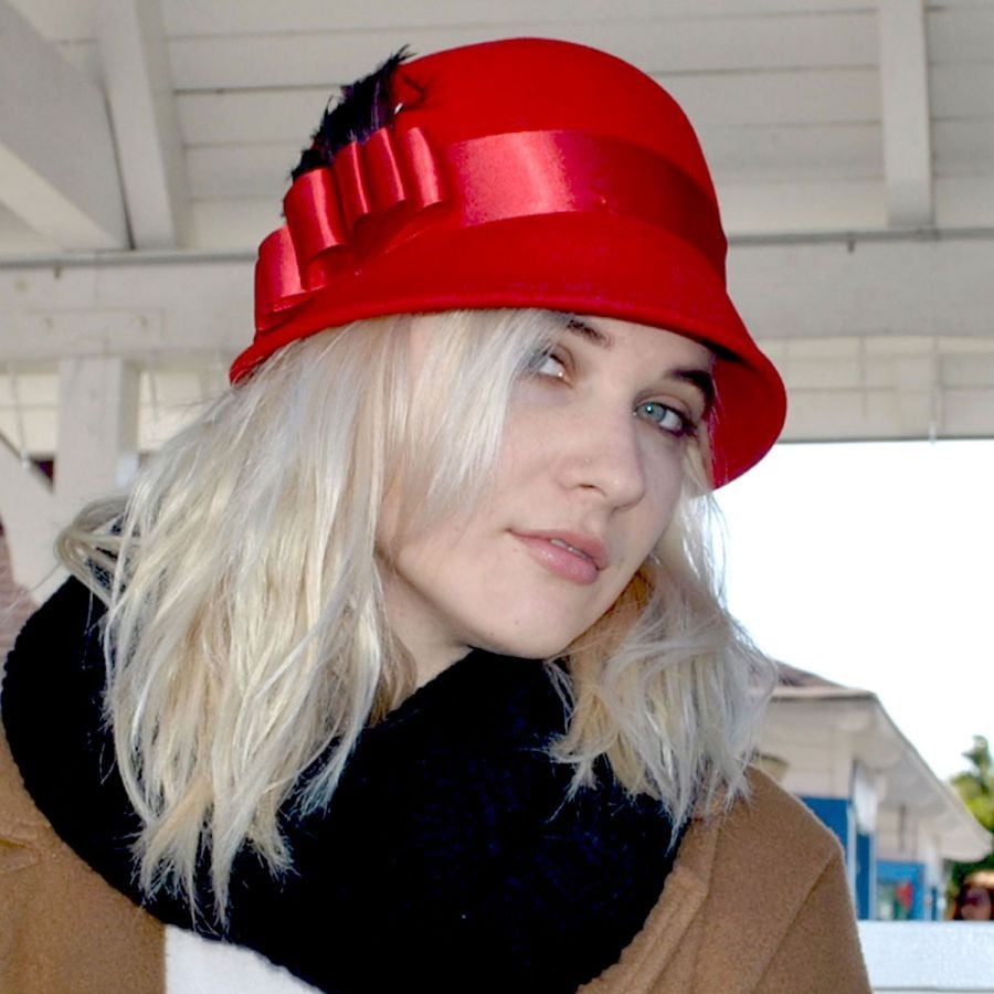Chloe Wool Cloche Hat - ONE SIZE FITS 