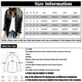 thumbnail image 4 of Fashion Womens Loose Solid Color Long Sleeve Denim Button Pocket Shirt Jacket, 4 of 4