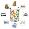 thumbnail image 6 of Balery Animals Round Laundry Basket with Handles Waterproof Freestanding Laundry Hamper for Clothes Toys in the Dorm and Family-Medium, 6 of 8
