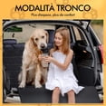 thumbnail image 3 of Cozy Retreat: Mesh Window Dog Car Seat Cover, 600D Oxford Fabric With Anti-Slip Backing For Cars, Trucks & Suv Backseats, Side Flaps For Complete Protection And Comfort, 3 of 5
