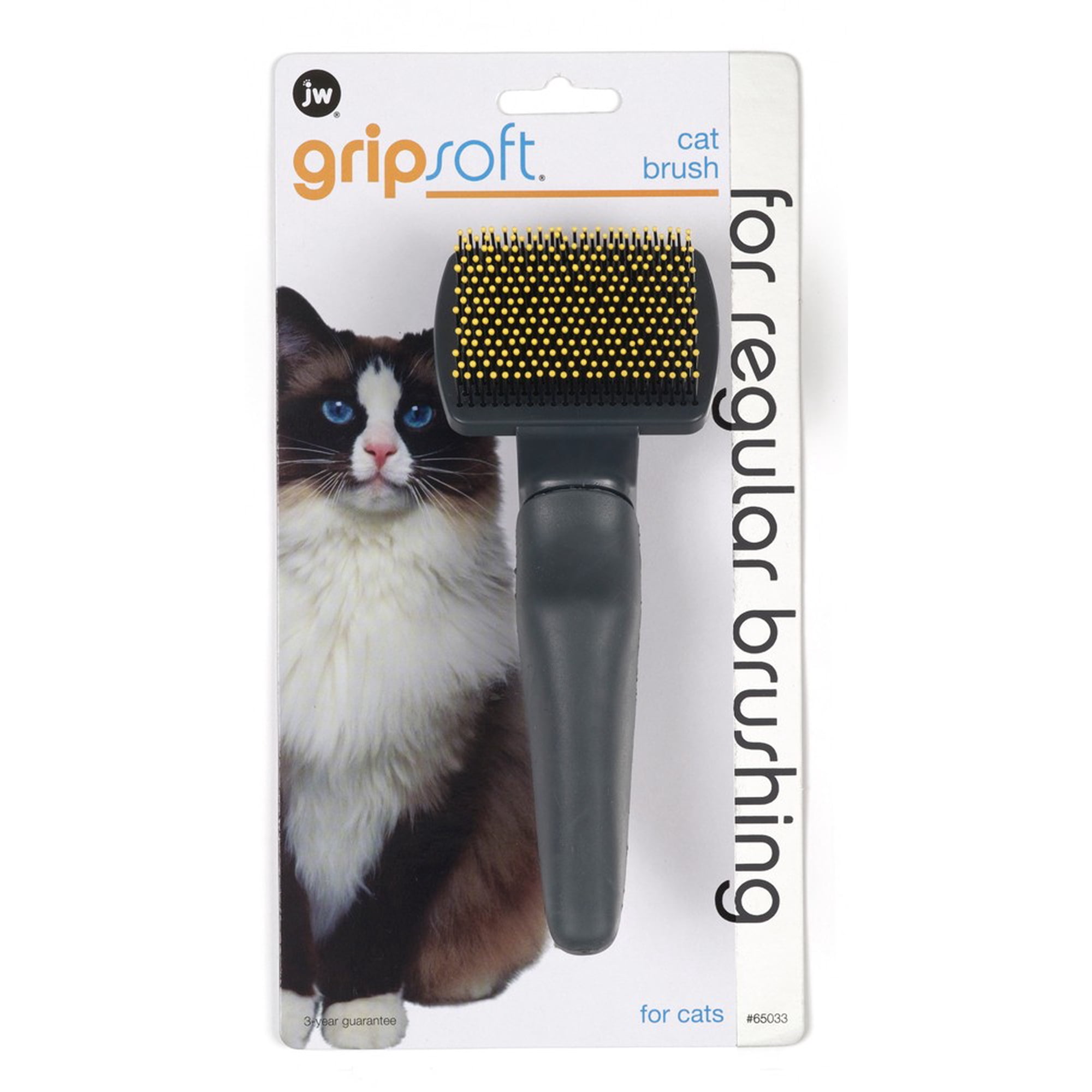 JW Pet Company GripSoft Cat Slicker Brush, Small 65033