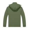 thumbnail image 5 of Dpytoraw Male Solid Color Sports Outdoor Hooded Jacket Casual Coat, 5 of 5