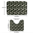 thumbnail image 3 of Xecao Daisy 2-Piece Vintage Seamless Anti-Skid Mat Set, featuring a stylish pattern for a safe and elegant toilet rug experience, 3 of 6