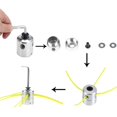 thumbnail image 4 of 2 juegos de accesorios para cabezal de cortadora de césped, cabezal de desbrozadora de aluminio, cabezal de desbrozadora, para cortadoras de césped, Cortadoras, jardines, céspedes, patios--, 4 of 5