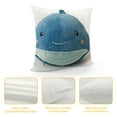thumbnail image 4 of Very Soft Blue Whale Shark Hugging Pillow Plush Doll Fish Plush Toy Stuffed Animals, 4 of 5