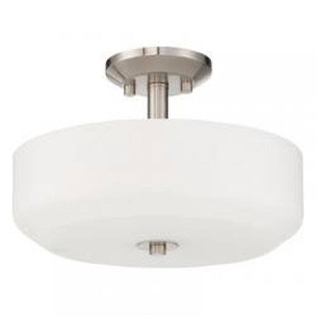 Concord F19036-80 Semi-Flush Quartz 3 Lumières avec Verre Opale