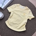 thumbnail image 4 of T-shirt Fille Col Rond Manches Courtes Chemises Garçon Tenues d'Été Vêtements Fille 3T, 4 of 4