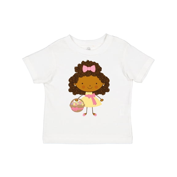 Inktastic Easter African American Girl Girls Toddler T-Shirt