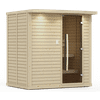 Goldstar 1200 Prebuilt Sauna W/ Canopy & Lights