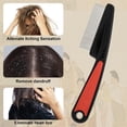 thumbnail image 6 of Pekkaxy Dandruff Comb, Stainless Steel Fine Tooth Comb, Dandruff Remover, Scalp Sweep Detoxing, Multifunctional Hairbrush, 6 of 7
