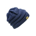 thumbnail image 2 of Basico Unisex Adult Warm Chunky Soft Stretch Line Cable Knit Beanie Cap Hat&nbsp;, 2 of 4