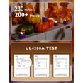 thumbnail image 3 of Purple Tea Lights Candles Operated  200+hour Flickering Electric Led Colored Tealights For Party Wedding Mardi Gras Holiday Decor 24-pack, 3 of 6