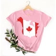thumbnail image 3 of Tops de Cuello Redondo para las Mujeres Nuevo Suéter de Manga Corta, Camiseta de Poliéster Impresa Casual, 3 of 3