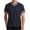 Dark Blue-short sleeve shirts men, variant on Workout Shirts for Men Short Sleeve V Neck Solid Color T-Shirts Summer Casual Lightweight Comfy Tee