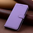 thumbnail image 6 of Allytechgroup for iPhone 16 PU Premium Leather Wallet Case with Credit Card Slot,Flip Kickstand Ultra-Slim Cover with Wrist Strap Shockproof Full Body Cover for iPhone 16 Women Girls, Lightpurple, 6 of 6