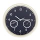 thumbnail image 2 of Wall Clock with Thermometer and Hygrometer Blue Plastic Silent Sweep Home Use Wall Clock, 2 of 3