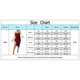 thumbnail image 5 of ITFABS Women?s Solid Color Suspender Backless Drawstring Skinny Dress, 5 of 5