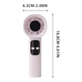 thumbnail image 3 of weibbin Handheld Mini Electric Fan Cream Wind High Speed Infinitely Adjustable Speed Portable Outdoor Small Fan, 3 of 7