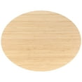 thumbnail image 2 of BambooMN Heavy Duty Premium Oval Shaped Cutting and Serving Board - 17" x 13" x 0.75" - Grooved/Flat - 1 Piece, 2 of 9
