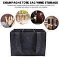 thumbnail image 4 of 2 uds Porte-bouteille De Vin Sac,sac Bouteille En Feutre,sac Vin 6 Bouteilles, Sac De Rangement En Feutre Pour Bouteille De Vin Avec Sparations A, 4 of 5