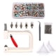 thumbnail image 1 of Máquina de ajuste de perlas Botones de remache Tapa de fijación de plástico Camisa Pantalones Chaqueta Kit de herramientas manuales Hecho a mano DIY Accesorio de ropa Tipo 33 4-10 mm Eigraketly HA009177-17B, 1 of 6