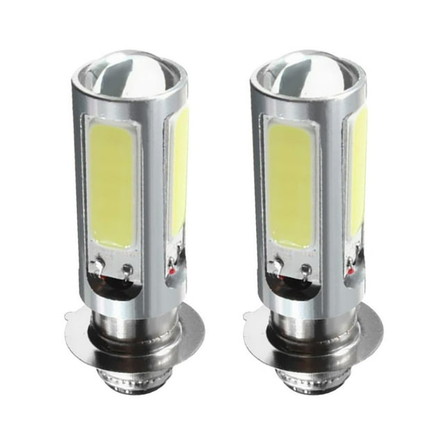 12V H6 P15D-25-1 COB headlight Bulbs - 6000K Motorcycle LED Fog Running Lights