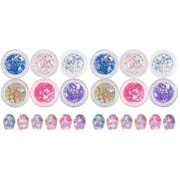 Nail Art Accessories Sequins Girly Scrapbooking Embellishments The Wedding Body Glitter 12 Boxes