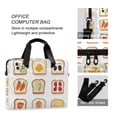thumbnail image 4 of FORMRS 16" Laptop Bag Carrying Sleeve Case with Handle Travel Shoulder Briefcase, Various Toasts, 4 of 8